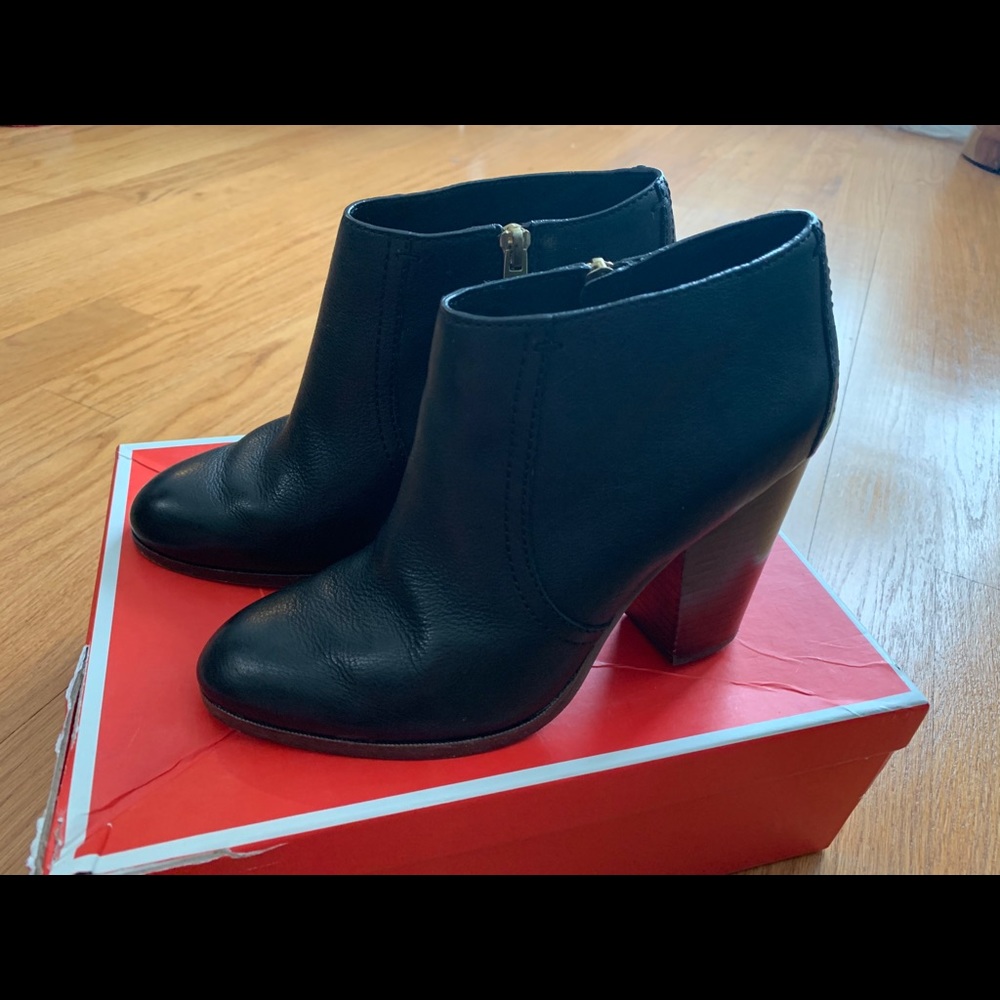 Coach leather bootie size 7.5